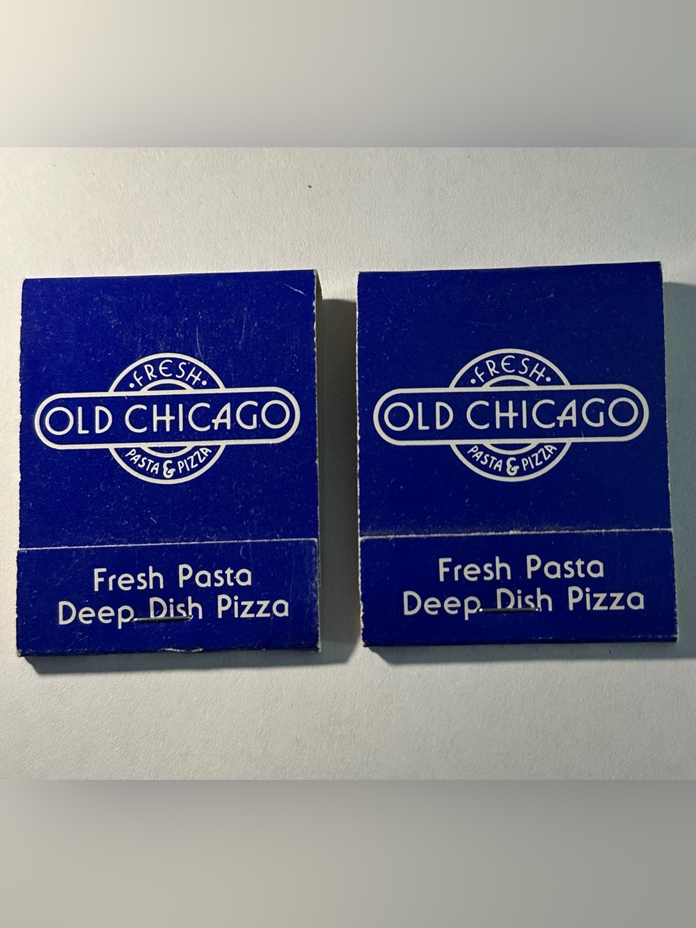 Lot 2 Vintage Matchbook Old Chicago Pizza  Boulder Colorado Springs Fort Collins